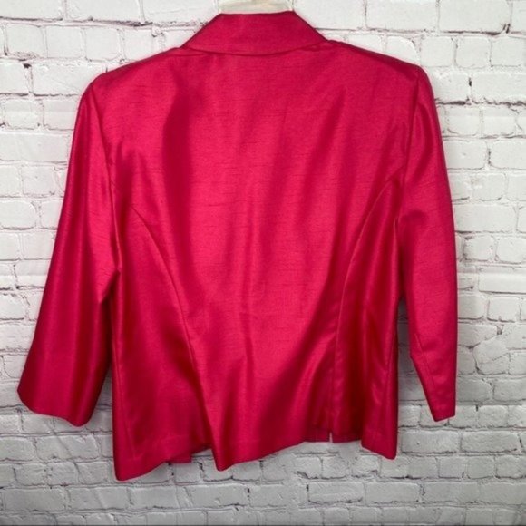 Jessica Howard Zip Front Pink Jacket Size 16 - Picture 2 of 5